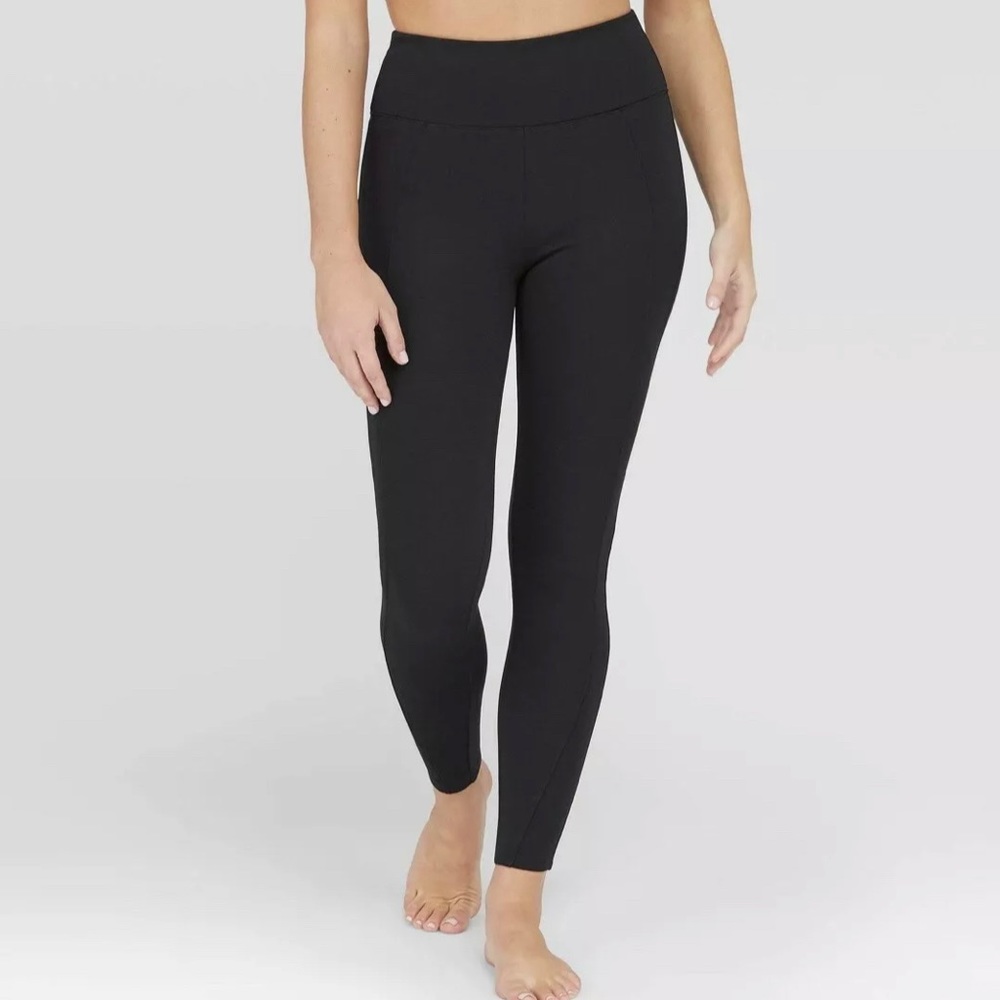 Spanx Assets Ponte Knit Leggings High Rise Comfy